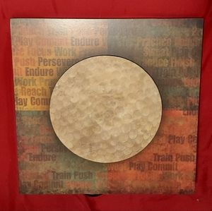 Golf themed wall decore(x3)